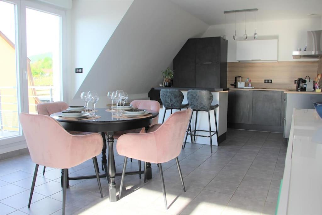Appartement Avec Vue Panoramique Voegtlinshoffen Buitenkant foto